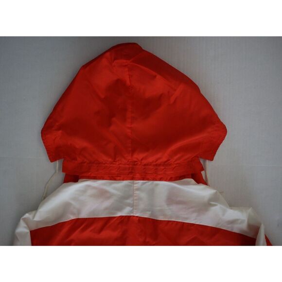 Nike Men's Sz M Red/White Santa Monica College Windbreaker Jacket *Vintage 70s* - Picture 9 of 10